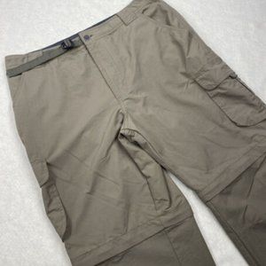 PacificTrail Men's Outdoor Convertible Pants Hiking Fishing Cargo Shorts 36/32